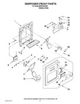 Diagram for 08 - Dispenser Front Parts