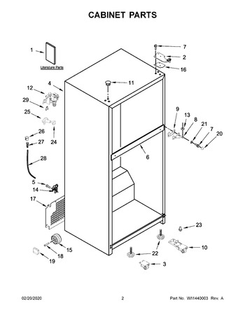 Diagram for WRT519SZDW05