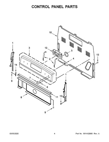 WPW10571723 Whirlpool Range Hood Light Bulb