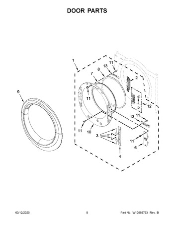 Diagram for WGD75HEFW0