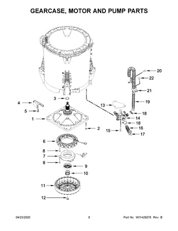 Diagram for WTW7120HW0