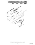 Diagram for 02 - Control Panel And Latch Parts