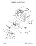 Diagram for 04 - Freezer Liner Parts