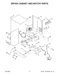 Diagram for 04 - Dryer Cabinet And Motor Parts