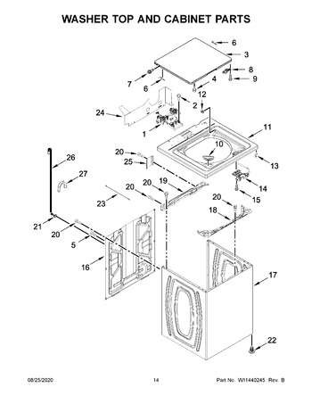 Diagram for WGTLV27HW2