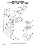 Diagram for 04 - Freezer Liner Parts