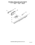 Diagram for 02 - Control Panel And Latch Parts