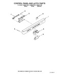 Diagram for 02 - Control Panel And Latch Parts