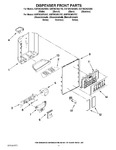 Diagram for 07 - Dispenser Front Parts