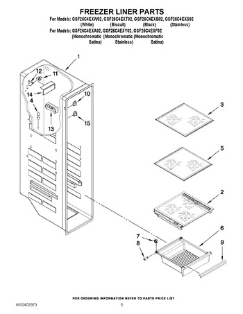 Diagram for GSF26C4EXB02