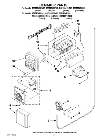 Diagram for GSF26C4EXB02