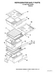 Diagram for 03 - Refrigerator Shelf Parts