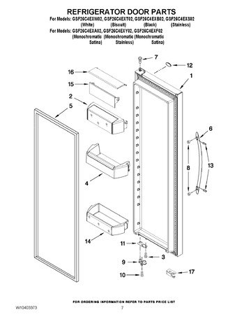 Diagram for GSF26C4EXB02