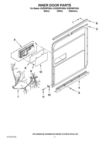 Diagram for KUDS35FXBL4