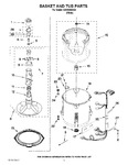 Diagram for 03 - Basket And Tub Parts