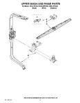 Diagram for 07 - Upper Wash And Rinse Parts