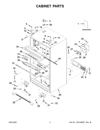 Diagram for WRX735SDHZ02