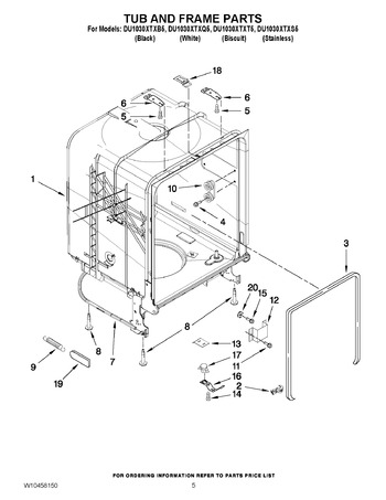 Diagram for DU1030XTXT5