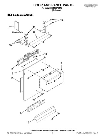 Diagram for KUDE40FXSP4