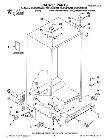 Diagram for WSR25D2RYB00