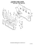 Diagram for 02 - Control Panel Parts