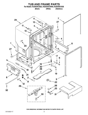 Diagram for KUDS30CXBL5