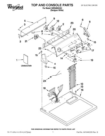 Diagram for WED4850XQ1