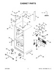 Diagram for 02 - Cabinet Parts