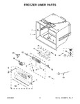 Diagram for 04 - Freezer Liner Parts