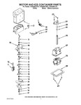 Diagram for 09 - Motor And Ice Container Parts