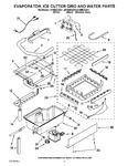 Diagram for 02 - Evaporator, Ice Cutter Grid And Water Parts