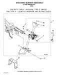 Diagram for 04 - W10336852 Burner Assembly