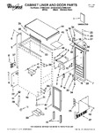 Diagram for 01 - Cabinet Liner And Door Parts