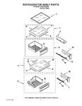 Diagram for 07 - Refrigerator Shelf Parts