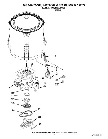 Diagram for 2DWTW4840YW0