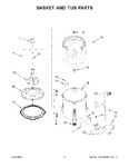 Diagram for 04 - Basket And Tub Parts