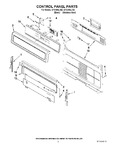 Diagram for 02 - Control Panel Parts