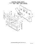 Diagram for 02 - Control Panel Parts