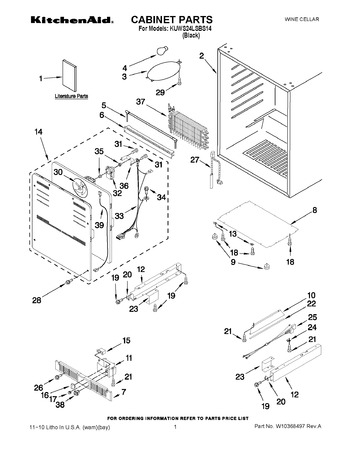 Diagram for KUWS24LSBS14