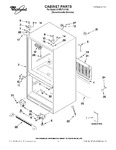 Diagram for 01 - Cabinet Parts