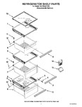 Diagram for 03 - Refrigerator Shelf Parts