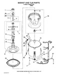 Diagram for 03 - Basket And Tub Parts