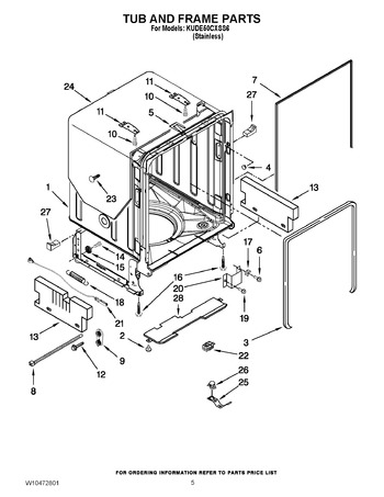 Diagram for KUDE50CXSS6