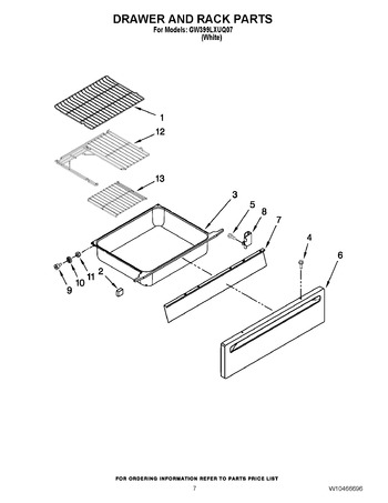 Diagram for GW399LXUQ07