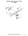 Diagram for 02 - Control Panel And Latch Parts