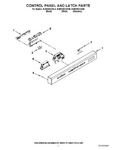 Diagram for 02 - Control Panel And Latch Parts