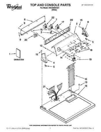 Diagram for WGD4850XQ1