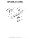 Diagram for 02 - Control Panel And Latch Parts