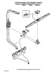 Diagram for 07 - Upper Wash And Rinse Parts