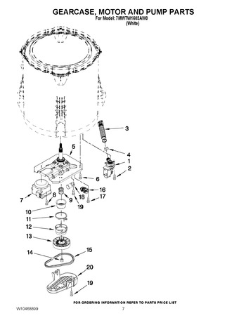 Diagram for 7MWTW1603AW0